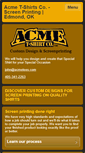 Mobile Screenshot of acmetees.com